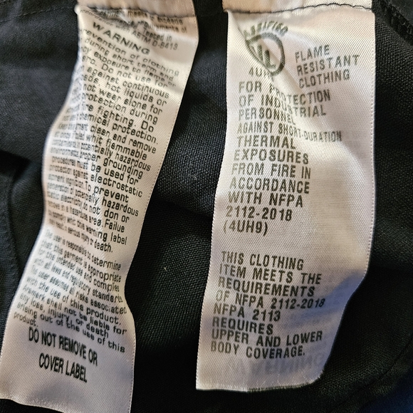 Steelguard FR Pro Flame Resistant Navy Long Sleeves Shirt - Size 1XLR - Picture 5 of 5